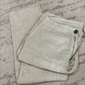Luca Faloni 100% Linen pants! made in Italy 🇮🇹 Men’s US 36 waist, 32 Length